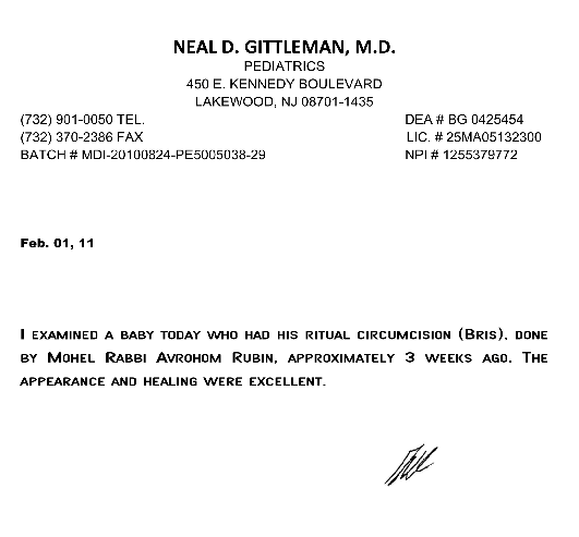 Dr. N.D. Gittleman Pediatrics Lakewood, NJ
